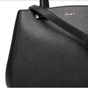 NEW AUTHENTIC DKNY BLACK TOTE SATCHEL WOMEN'S HANDBAG